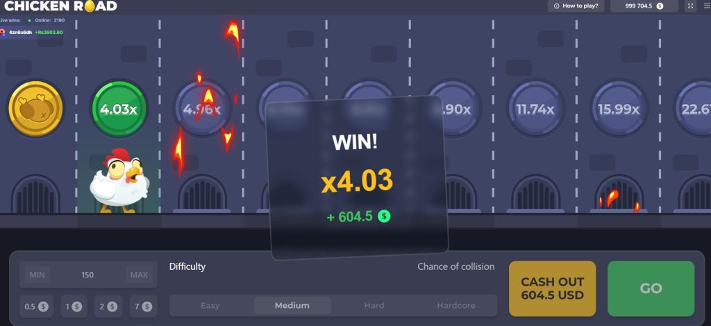 road chicken game